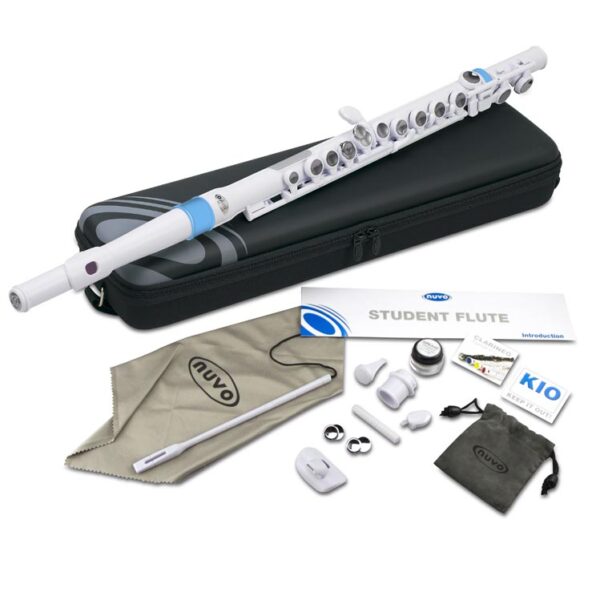 Yan Flüt Nuvo Okul Set Beyaz/Mavi N210SFBL