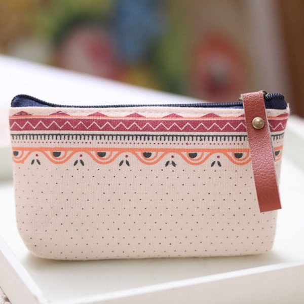 Bozuk Para Cüzdanı Bej