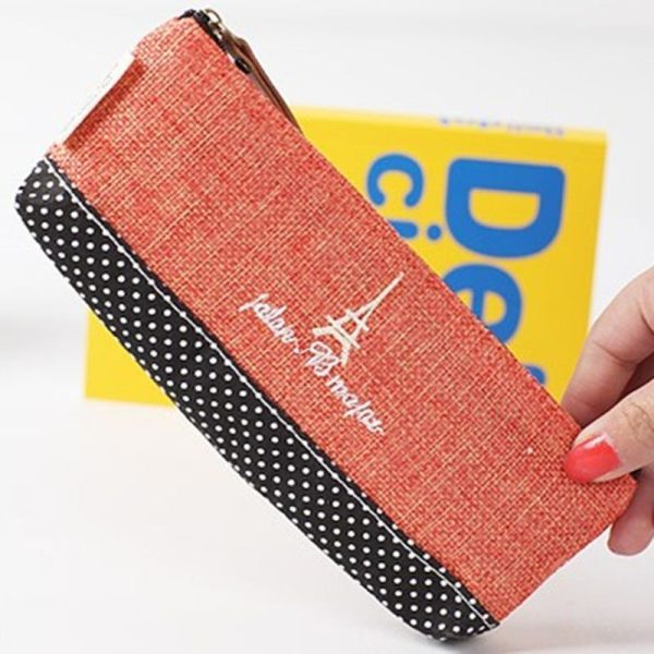 Kozmetik ve Kalemlik Cüzdanı   Turuncu